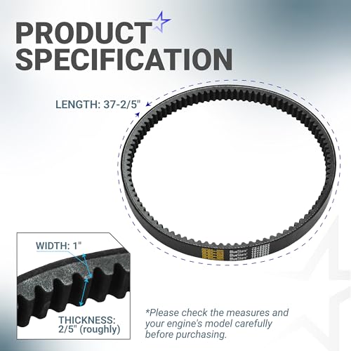 Clutch Drive Belt for Club Car Golf Cart 1992-Up DS Replacement Part