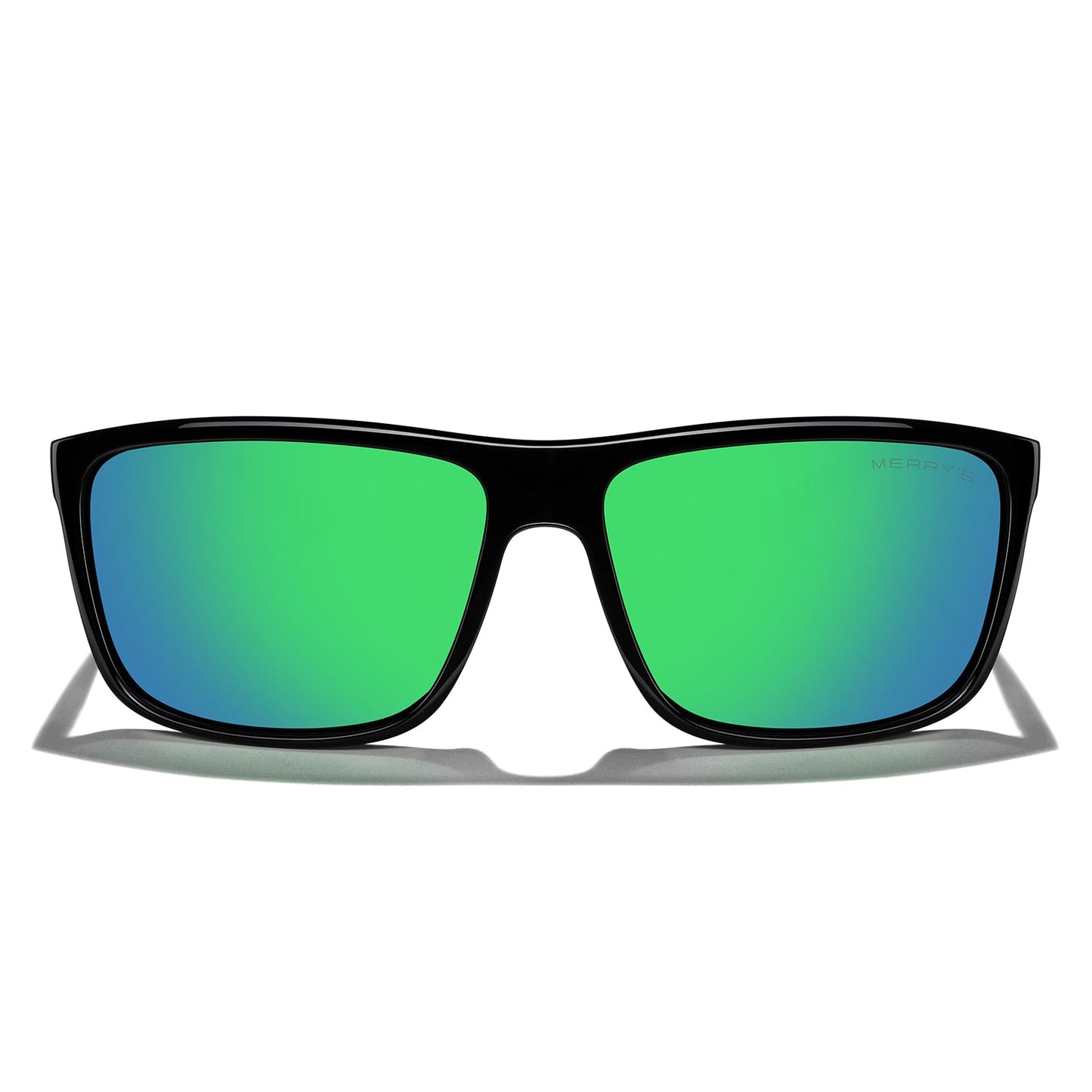 MERRY'S Rectangular Polarized Sports Sunglasses for Men Women Cycling Driving Fishing UV400 Protection S8225