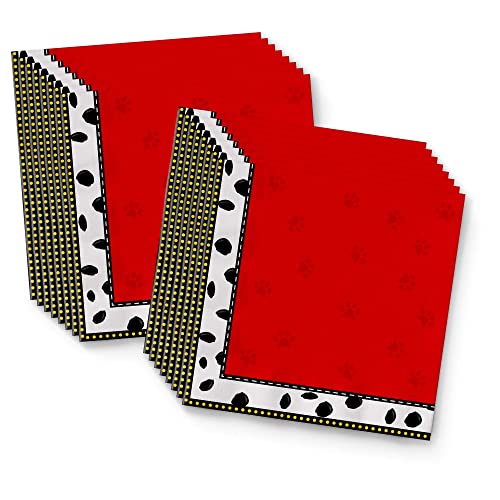 Dalmatians Birthday Party Supplies Set - Plates Napkins Cups for 16 - Themed Tableware Kit with Playful Graphics