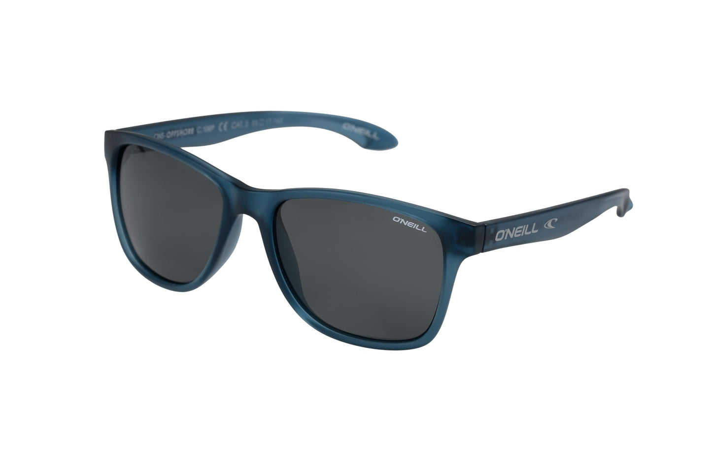 O'NEILL OFFSHORE 2.0 Polarized Sunglasses for Men and Women, 55 mm, UV400 Protection, Matte Blue