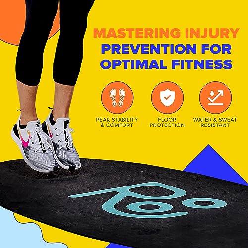 X-Large Non-Slip Jump Rope Mat 71x36 Inches for Indoor & Outdoor Workouts