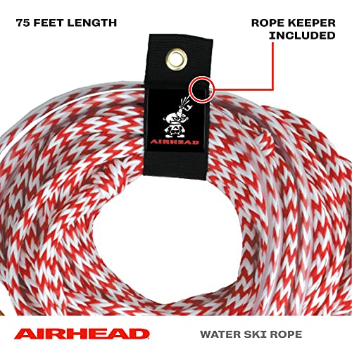 Water Ski Training Rope 75 Feet with Handle & EVA Grip for Beginners