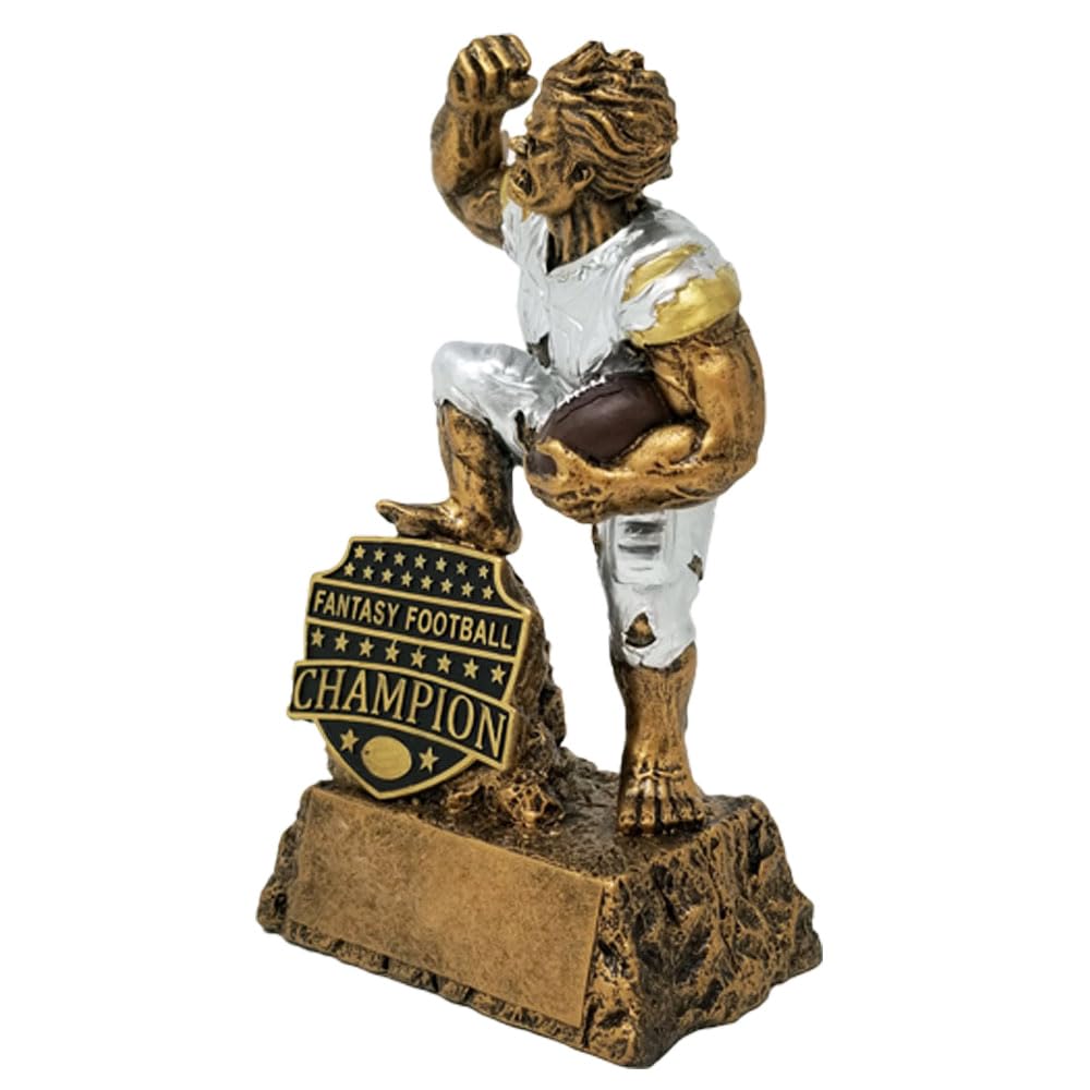 Decade Awards Personalized Monster Fantasy Football Champion Trophy - Engraved FFL Champion Monster Award - FFL League Goat Prize - Customize Now (6.5 Inch)