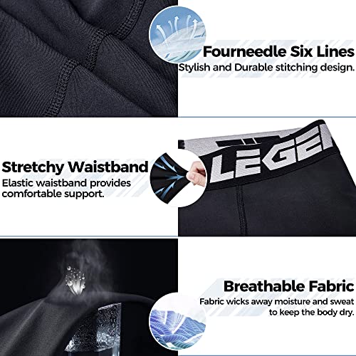 Mens Baseball Compression Shorts with Cup Pocket - Medium White NO Cup
