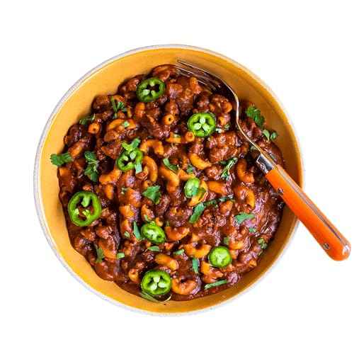 Mountain House Classic Chili Mac with Beef Freeze-Dried Food for Camping, 12 Servings, 30-Year Shelf-Life
