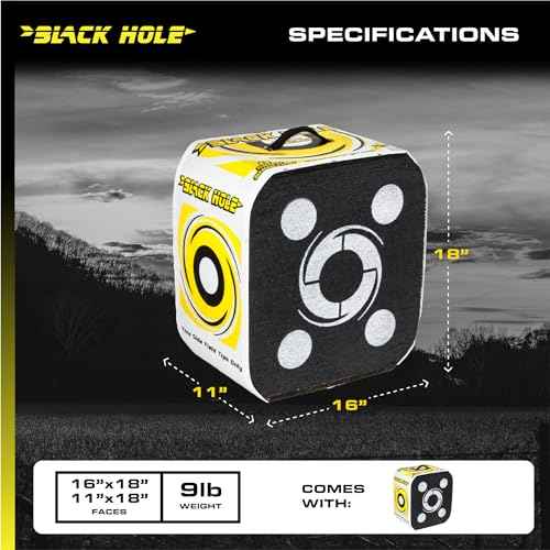 Black Hole Archery Target - Available in 18" & 22"