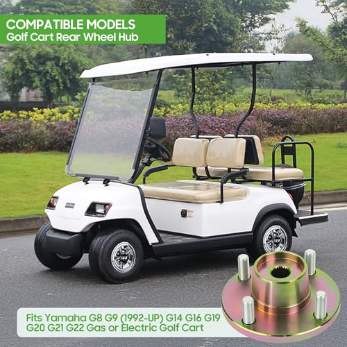 Golf Cart Rear Axle Hub for Yamaha G8 G9 G14 G16 G19 G20 G21 G22 10L0L OEM# JN3-G6514-00