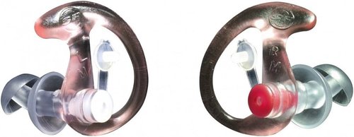 EP3 Sonic Defenders Filtered Earplugs, Double Flanged Design, Reusable