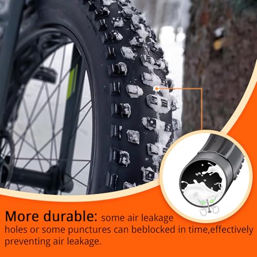 Self-Sealing Fat Bike Tubes 26x4.0/4.5 with Schrader Valve - Puncture Resistant