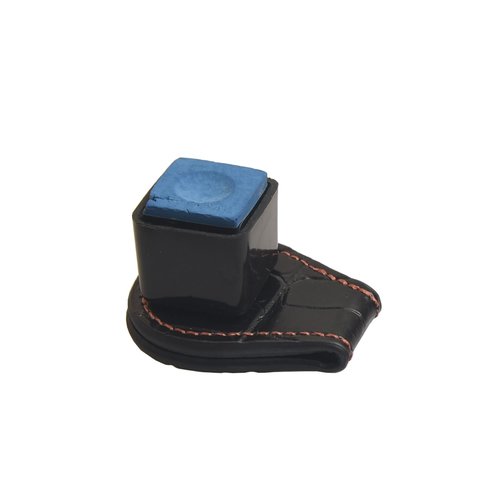 LAKE OF FIRE Pool Chalk Holder – Magnetic Leather Pocket Clip Design – Ideal Accessory for Snooker & Billiards(Square)
