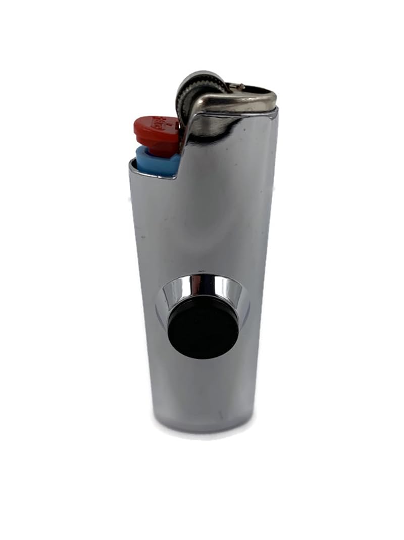 Spinner Lighter Case - Stainless Steel Holder for BIC Lighters