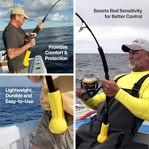 Luna Sea Big Game Cush-It Floating Offshore Fishing Rod Butt Cushion - Silver