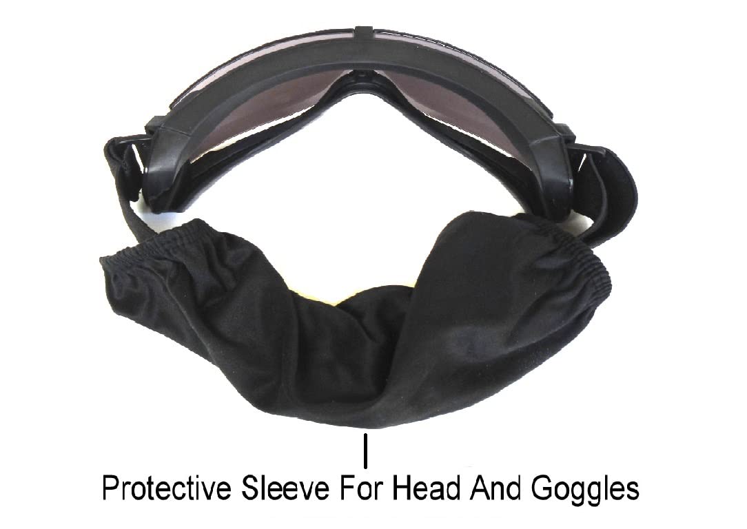 GALAXYLENSE Military Windproof Sport Airsoft Combat Motorcycle Riding Hunting Wargame Paintball Goggles For Men - Impact Proof Goggles - 99% UV Protection - 3 Replacement Lenses