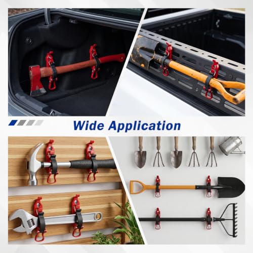 Heavy Duty Roof Rack Shovel Holder Kit for Trucks & Cars | Quick Release Clamp