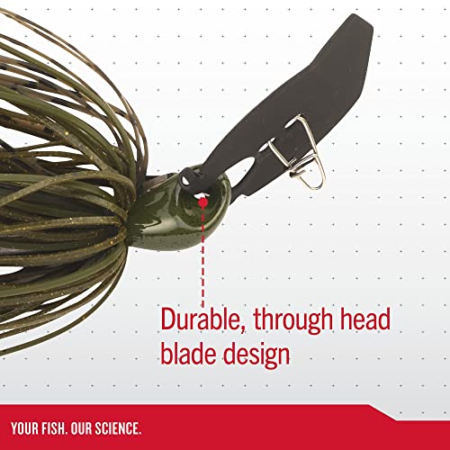 Berkley SlobberKnocker Fishing Jig - Green Pumpkin 3/8 oz