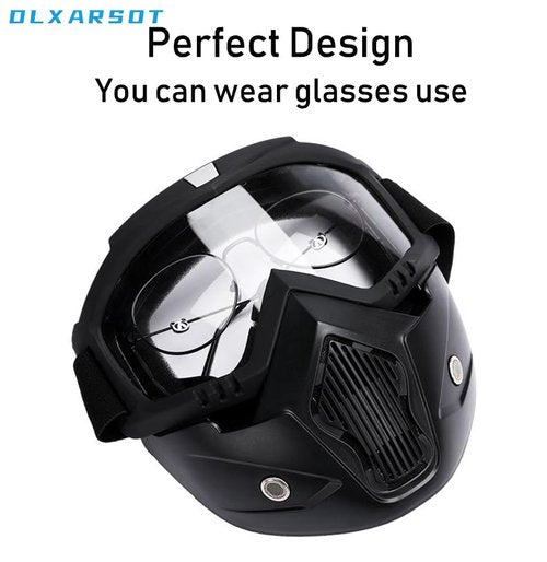 Airsoft Helmet and Mask with Goggles, Airsoft Full Face Mask, with NVG Mount and Side Rail,Tactical Airsoft Gear PJ Style Helmet（Black）