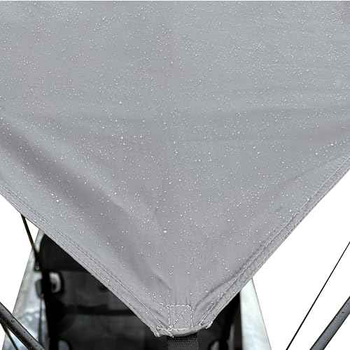Pelican Kayak Canopy - Water Resistant - UPF 20 Sun Protection - Fits on Most Kayaks - Grey