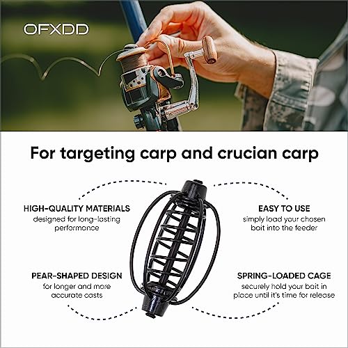 Carp Feeder Set - 10 Pcs Pumpkin-Shaped Fishing Baits for Carp, 20g