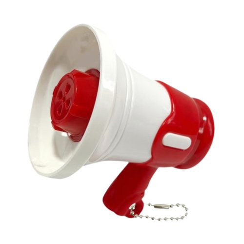 Hisxrcal Handheld Amplifier for Outdoor Activities, Portable Megaphone Speaker for Cheerleading, red