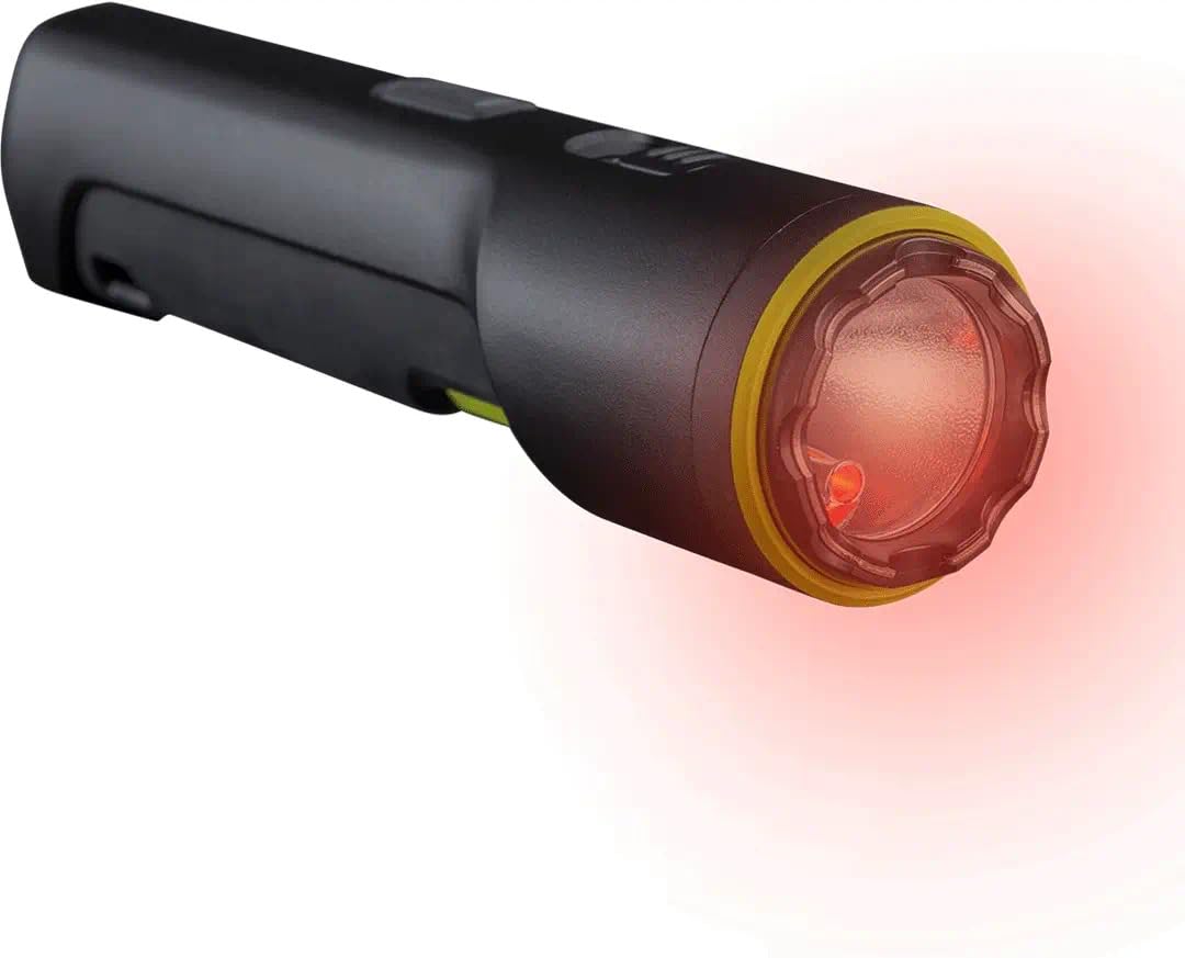 TASER StrikeLight 2 Rechargeable Self-Defense Flashlight with Painful 10 µC Stun Charge | Portable, Lightweight Protection for Running, Jogging, Pet Walking, Camping, Hiking, and Outdoors (Black)