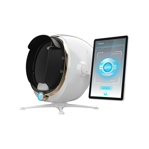 FXNFXLA 3D Skin Analyzer Machine Professional, Facial Moisture Analyzer Beauty Equipment Skin Detector with LCD Display Screen, for Skin Care Home Use