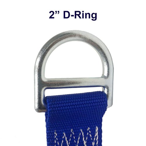 Rock-N-Rescue Professional Nylon Web Anchor Strap - Safety-Rated D-Ring Configuration, Heavy-Duty Fall Protection Equipment, Multiple Lengths 60 Inch, Industrial Safety Gear