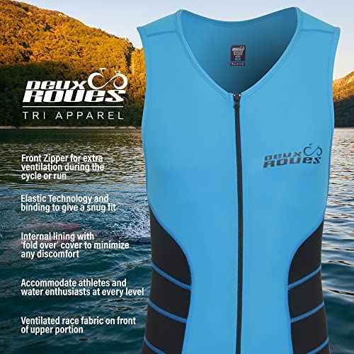 Youth Junior Kids Triathlon Suit Tri Cycling Skin Suit Sleeveless - Bonus Race Bib Belt