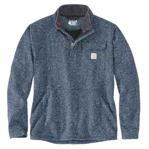 Carhartt Men's Relaxed Fit Midweight Quarter-Zip Pocket Sweater Fleece