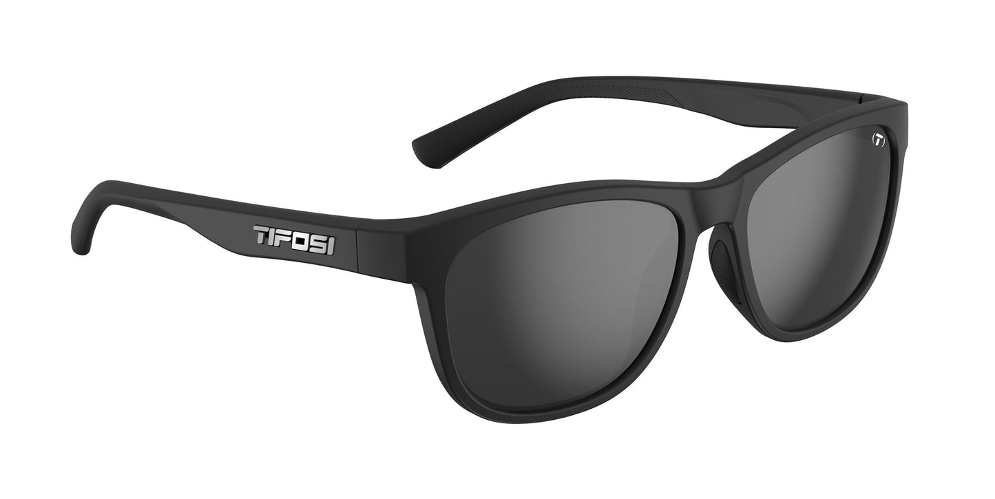 Tifosi Optics Swank Sunglasses (Satin Black/Smoke Lens - Polarized)