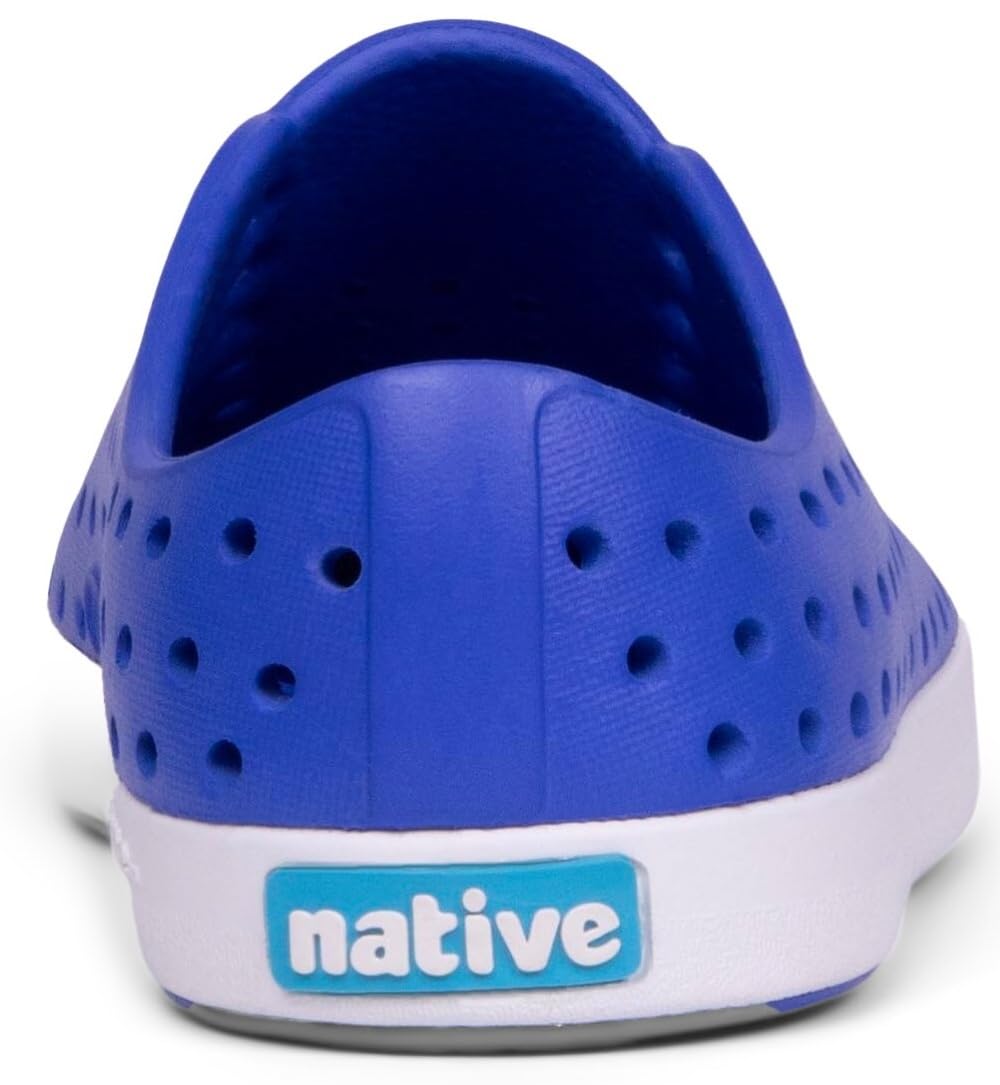 Native Shoes Unisex-Kids Jefferson Sneakers, UV Blue/Shell White, 13 Little Kid