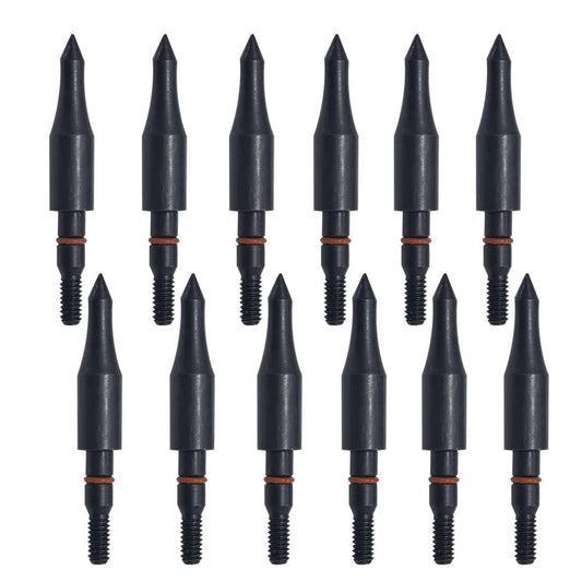 Field Points arrowheads 150 Grains Archery Field Points, 5/16" Steel Screw in Archery Field Tips and Broadheads (1 Dozen 12 PCS)