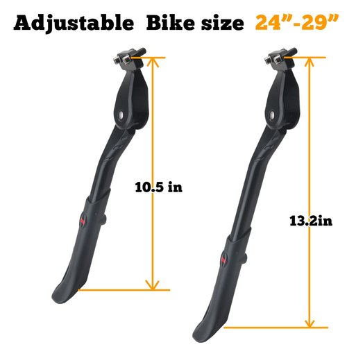 Sataway Bike Kickstand - Adjustable, Aluminum Alloy Strong Rear Mount Bicycle Kick Stand for 24-29 inch Electric & Mountain Adult Bike(40mm)