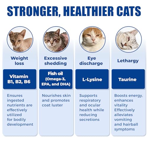 Just Try 23 in 1 Taurine Cat Treats - Multivitamin for Indoor & Senior Cats 6.35 oz