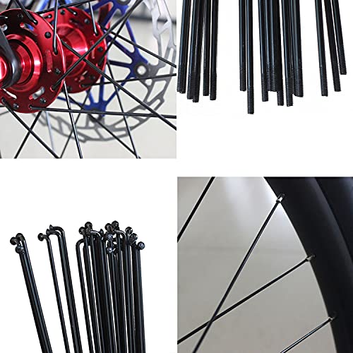 12pcs Bicycle Spokes 260mm 14G Stainless Steel for Mountain & Road Bikes