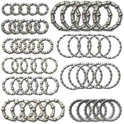 5 Sets of 10 Kinds Bike Ball Bearing Headset Retainer Crank Caged Wheel 4mm to 8mm / 1/6¡± to 1/3¡° Repair Accessories