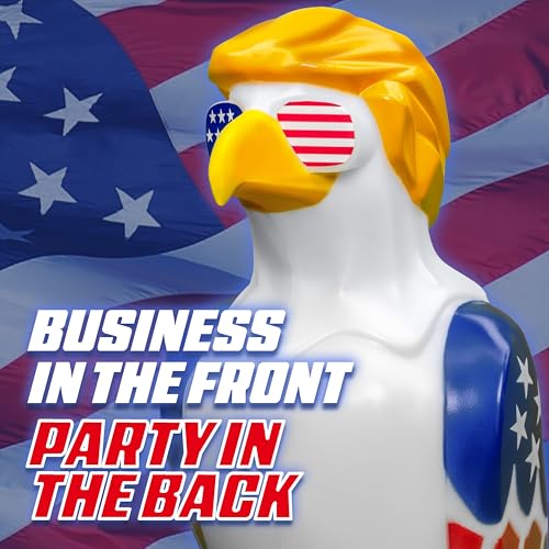 Patriotic Eagle Beer Bong Funnel - 66 oz Capacity for Tailgating & Parties