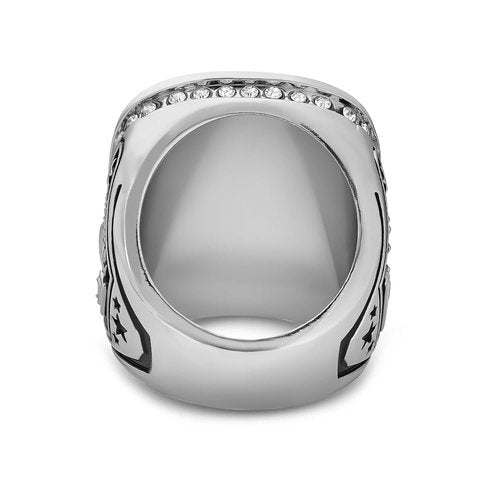 Express Medals Champion Baseball Softball Trophy Ring Award Gift Fantasy Prize with Display Neck Chain and Stand Championship Rings