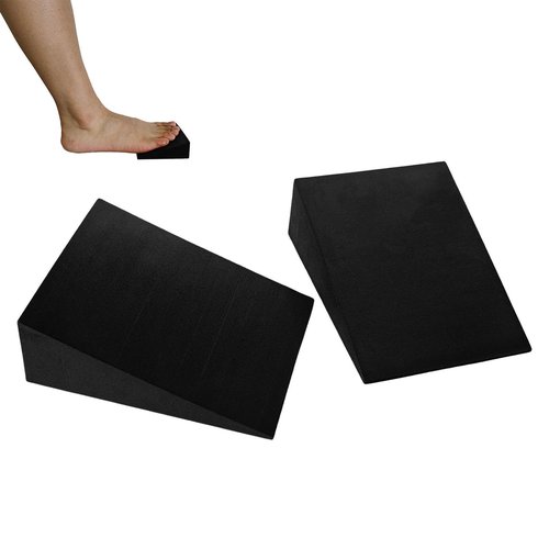 Yoga Foam Wedge, Slant Board For Calf Stretching - Non-slip Lightweight And Portable Yoga Wedge - Durable Yoga Blocks For Knees Over Toes Training, Home Workout For Men And Women, Slant Board Trainer