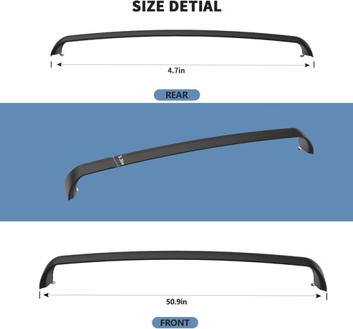 ThinSGO Noiseless Lockable Roof Rack Fits for Tesla Model Y 2020-2025 Cross Bar All Aluminum Kayak Bike Crossbar Rooftop Luggage Cargo Carrier for Canoe Rack