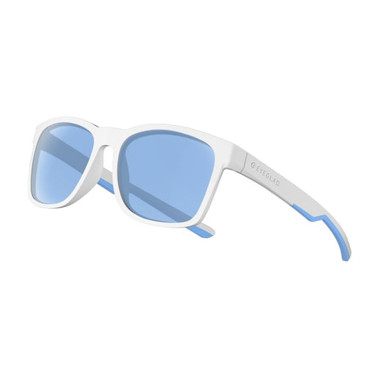 EYEGLAD SUNWAVE Ultra-lightweight Design Lifestyle Sunglasses Outdoor Fishing Polarized UV400 Men Women Running Sports (Glacier White)