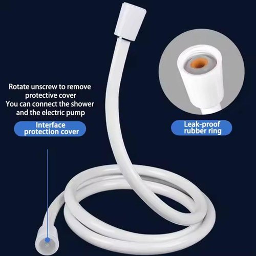 Portable Camping Shower Outdoor Camp Shower Pump, Rechargeable Outdoor Shower Head Sprayer with Digital Display, Rechargeable Electric Shower Pump for Camping Travel Car Washing (Blue 1pc)