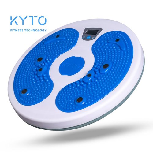 KYTO Waist Twister Disc, Waist Twist Board for Exercise Twisting Waist Disc with Counter Waist Twister for Women Belly Fat Body Shaping Fitness Twister Machine with Massage Foot Sole