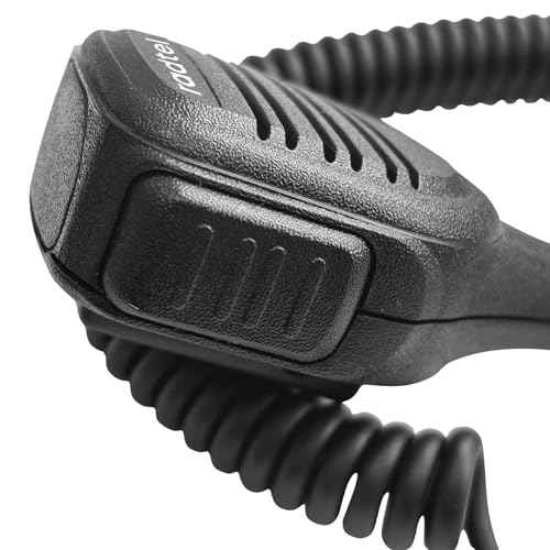radtel Heavy Duty Waterproof Speaker Mic for RT-880 RT-880G RT-6D RT-6D PRO IRadio UV-98 Plus Radios, Noise-Cancelling Walkie Talkie Microphone