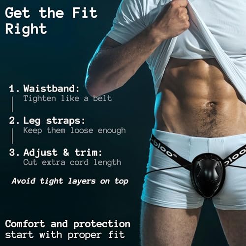 Lobloo Thai Cup 2.0 - Athletic Cup for MMA, Muay Thai & Contact Sports, Slim Lock Fit, Made in Sweden
