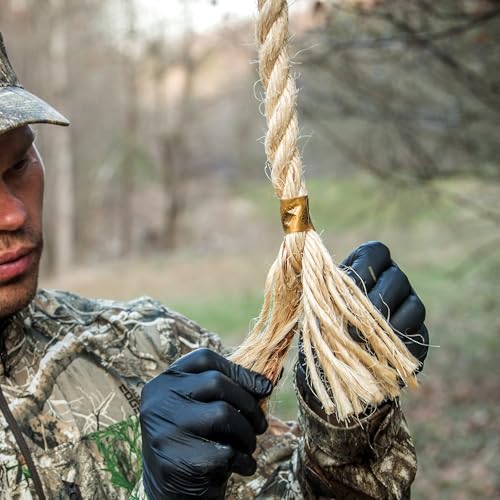 Deer Scent Rope Kit for Hunting with Golden Scent Concentrate - Precut and Taped Rope