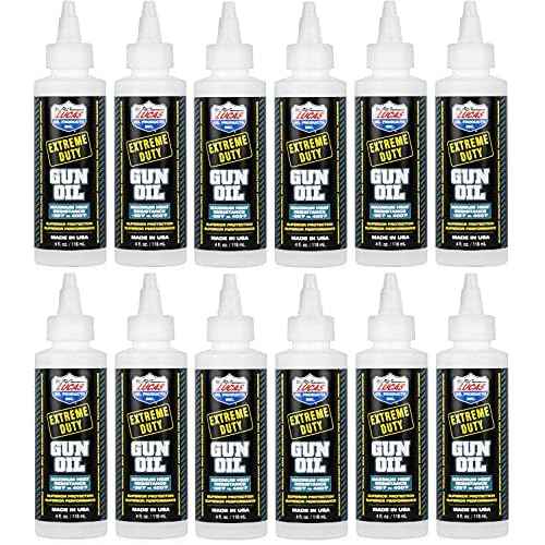 Lucas Oil 10877 Extreme Duty Gun Oil - 4 Ounce (Pack of 12)