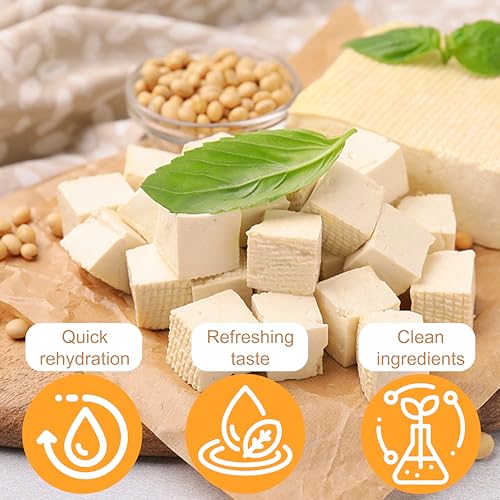M 5.29 oz Freeze-Dried Tofu Cubes for Ramen & Miso Soup - No Additives