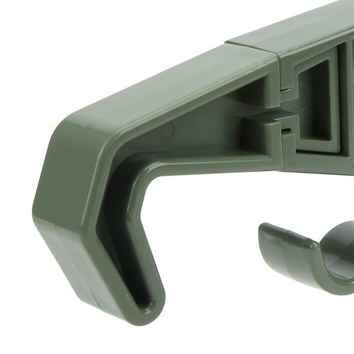 Industrial Plastic Hanger, Heavy Duty Multipurpose Gear Hanger, Removable Outdoors Hunting, Unbreakable Hook Hanger, Hanger for Everyday Hanger Veteran Heavy Gear Packs Body Armor Plate Vests (Green)