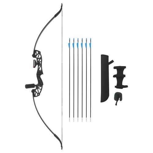 Archery B ow for Adult Beginner, 40lbs Right-Handed B ow Recurve B ow Kit Bow and Arrow Kit with Finger Guard Black