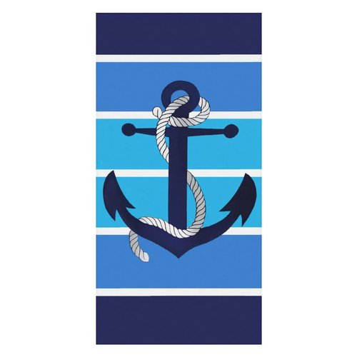 GANMP Beach Anchor Beach Towel 30" x 60" Microfiber Sand Free Quick Dry Travel for Adults Teen Children